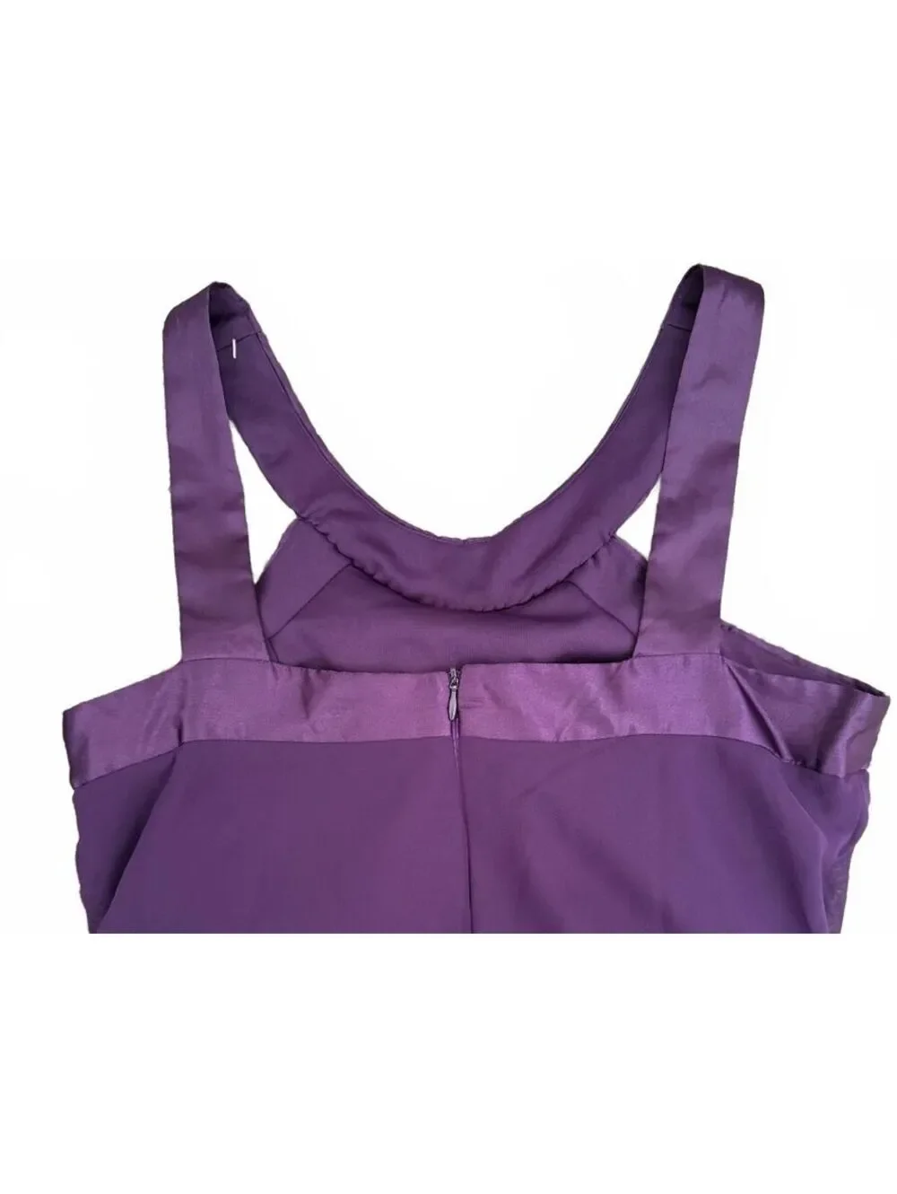 Scarlett Nite NEW Dress Size 10 Purple Eggplant Sleeveless Beaded Party Flare